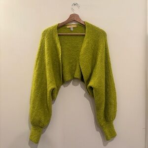 Urban Outfitters Lime Green Shrug